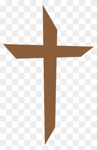 Cross Symbol Clip Art - Brown Cross Clipart - Png Download