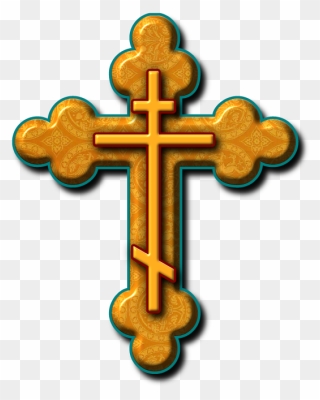 Orthodox Clipart Cross - Eastern Orthodox Cross Art - Png Download