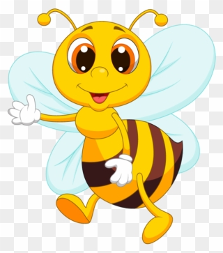 Bee Hive Clipart Spelling Bee - Bee Cartoon - Png Download