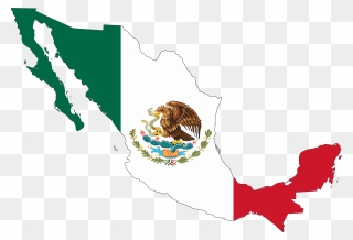 Flag Of Mexico National Flag - Mexican Flag In Country Clipart
