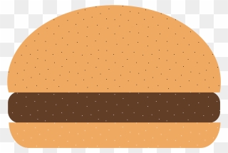 Hamburger Cartoon Burger Clipart Image - Hamburger Buns Clip Art - Png Download