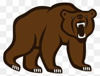 Bear Roaring Clip Art - Png Download