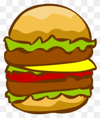 Clipart Hot Cross Buns Picture Freeuse Library Burger - Cheeseburger Cartoon Png Transparent Png