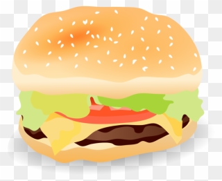 Small Clip Art Burger - Png Download