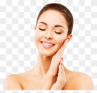 Smiling Woman Face Png Clipart - Face Skin Care Transparent Png