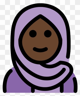 Woman With Headscarf Emoji Clipart - Clip Art - Png Download
