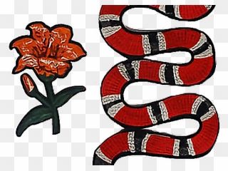 Gucci Clipart Corn Snake - Gucci Snake Png Transparent Png