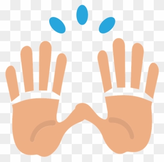 Raising Hands Emoji Clipart - Png Download