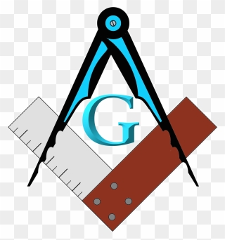 Square And Compass Png - Freemasonry Clipart