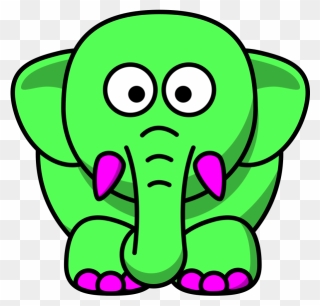 Mint Elephant Png Images - Png Images Of Animals Black And White Clipart