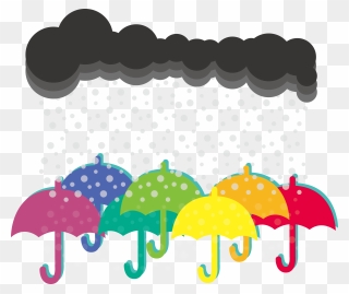 Rain Umbrella Clip Art - Portable Network Graphics - Png Download