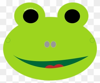 Frog Face Mask Clipart - Frog Mask - Png Download