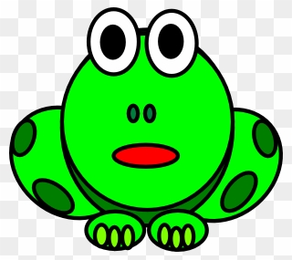 The Frog 2 Clip Art At Clker - Bufo - Png Download