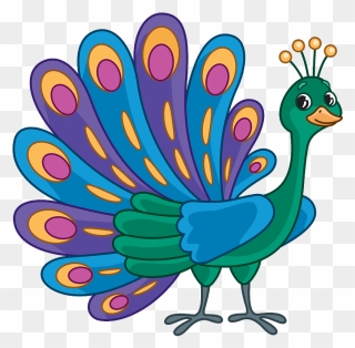 Free Download - Peacock Clipart - Png Download