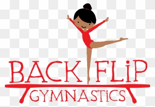 Transparent Gymnastics Clipart - Backflip Gymnastics - Png Download
