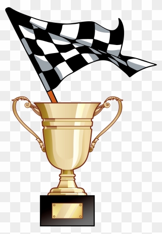 Formula 1 Clipart Trophy - Race Track Race Flag Png Transparent Png