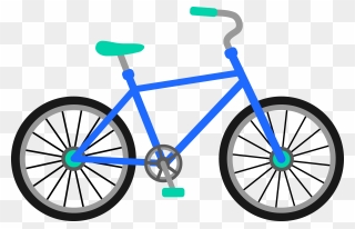Bike Clipart Transparent Picture Library Stock Clip - Bicycle Clipart Transparent - Png Download