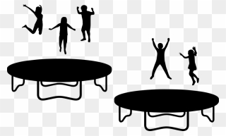 Jumping Trampoline Transparent Background Clipart