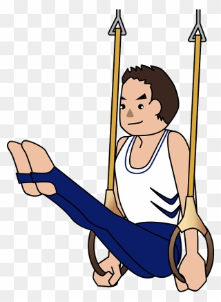 Rings Gymnastics Clipart - Png Download