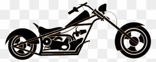 Helicopter Chopper Motorcycle Clip Art - Cartoon Chopper Motorcycle Png Transparent Png