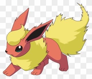 Pokemon Clipart Anime Character Pokemon Flareon - Pokemon Flareon - Png Download