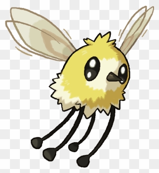 Transparent Sun Moon Png - Pokemon Bee Clipart