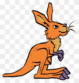 Wildlife,hare,kangaroo - Kangaroo Clipart