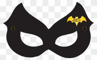 Masks Clipart Batgirl - Cut Out Batgirl Mask Template - Png Download