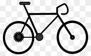 Cartoon Bike Clip Art - Png Download
