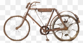 Hybrid Bike Cycling Png Clipart - Rusty Bike Png Transparent Png