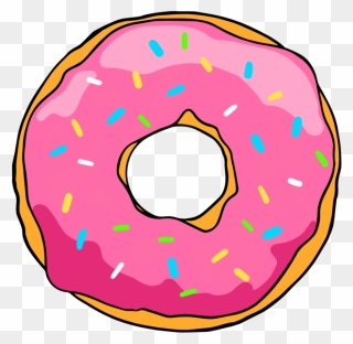 The Simpsons Donut Transparent & Png Clipart Free Download