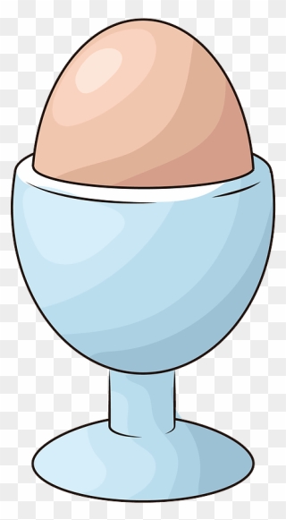 Egg On Stand Clipart - Png Download