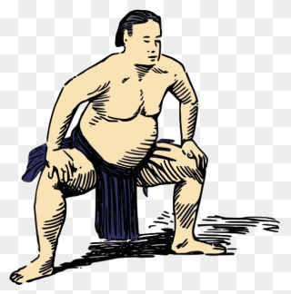 Sumo Wrestler Image - Japanese Sumo Png Clipart