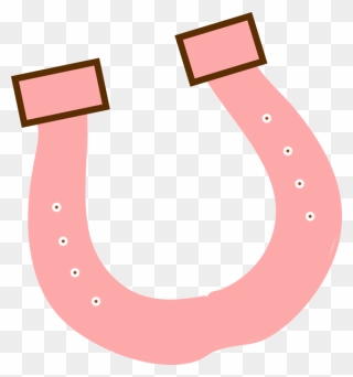 Clip Art At Clker - Horseshoe Clipart Pink - Png Download