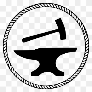 Transparent Horseshoe Clip Art - Blacksmiths Logo - Png Download
