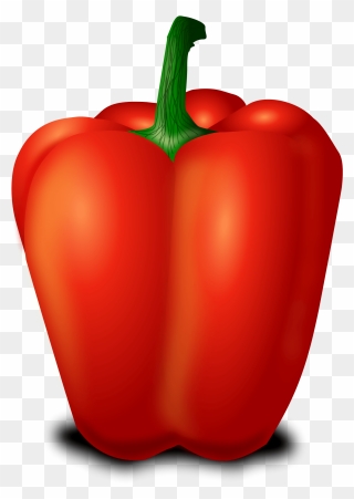 Vegetable Fruit Food Clip Art - Bell Pepper Clip Art - Png Download