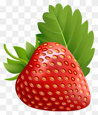 Clipart Hearts Strawberry - Png Download