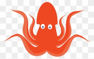 Octopus Clipart Under Sea - Illustration - Png Download