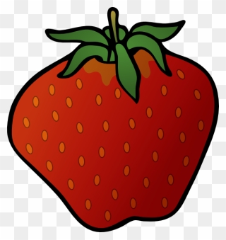 Free Vector Strawberry Clip Art - Cartoon Strawberry - Png Download
