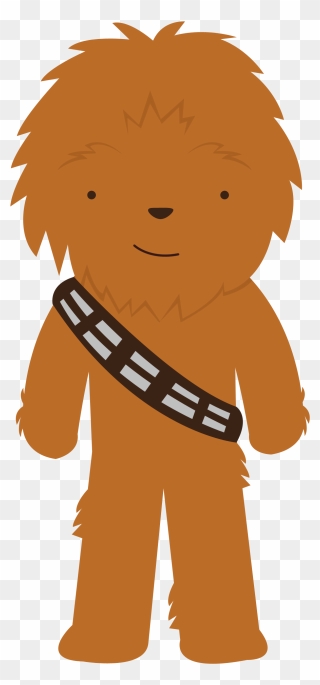 Cute Chewbacca Clipart - Cartoon - Png Download