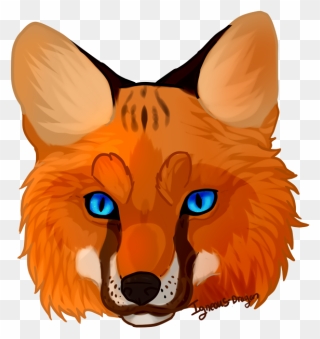 Thumb Image - Fox Face Clipart - Png Download