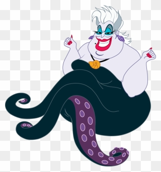 Ursula Svg Villain Disney - Ursula Disney Clipart