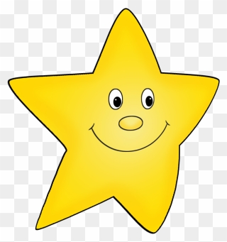 Clip Download Star Clip Cute - Sticker Star Smile - Png Download ...