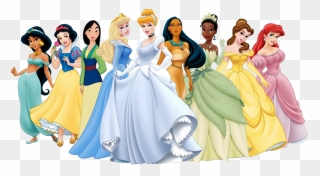 Disney Princess Clipart - Disney Princesses And Villains - Png Download