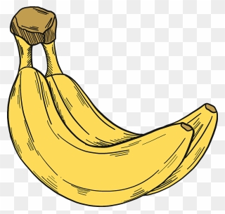 Two Bananas Clipart - Png Download