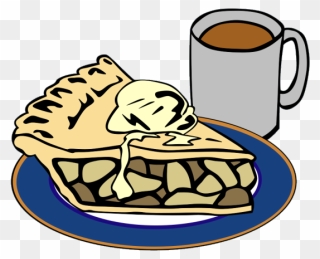 Apple Pie And Coffee Png Icons Clipart