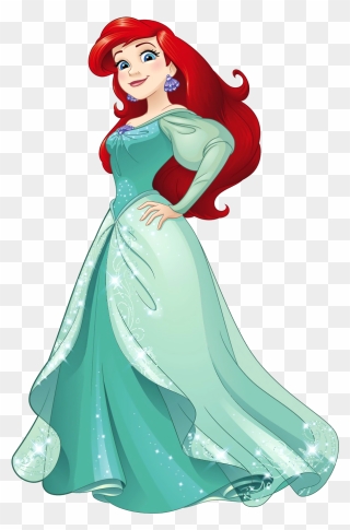 Transparent Mermaid Clipart Png - Ariel Disney Princesses