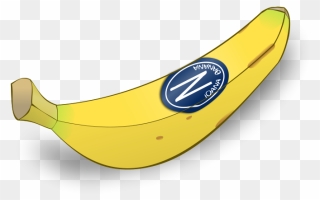 Shiny Banana - Banana Clip Art - Png Download