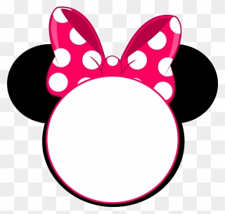 Minnie Mouse Crown Ears Clip Art Royalty Free - Minnie Mouse Head Clipart - Png Download