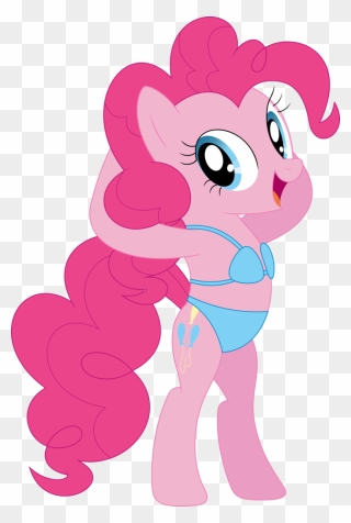 Banner Royalty Free Library Bikini Clipart Vector Art - Mlp Pinkie Pie Swimsuit - Png Download